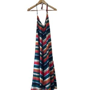 Lulu's Multicolor Striped Maxi Dress